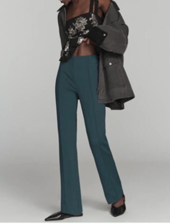 Maeve Pants - Maeve (Anthropologie) Poppy Kick-Flare Full-Length Pull-On Pants - Size XXS